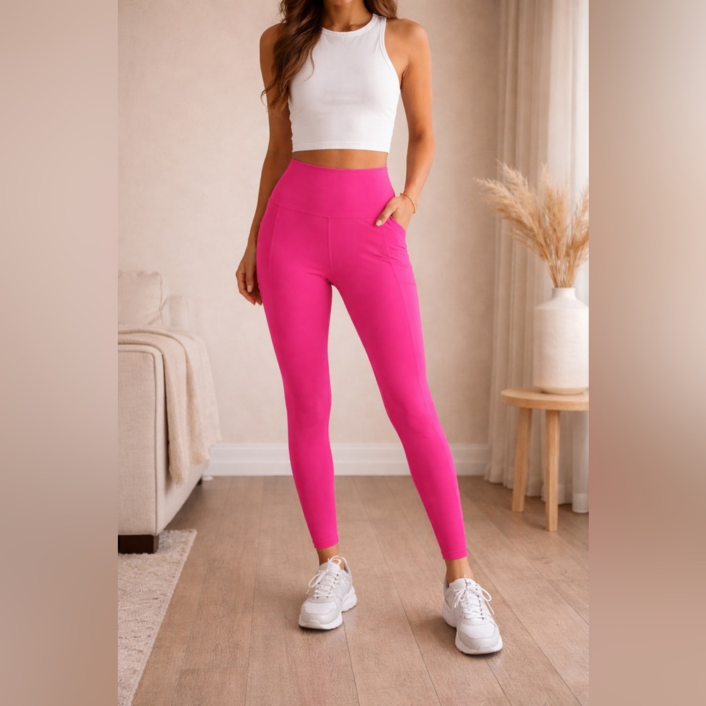 RBX Hot Pink Legging Jumpsuit Pants
